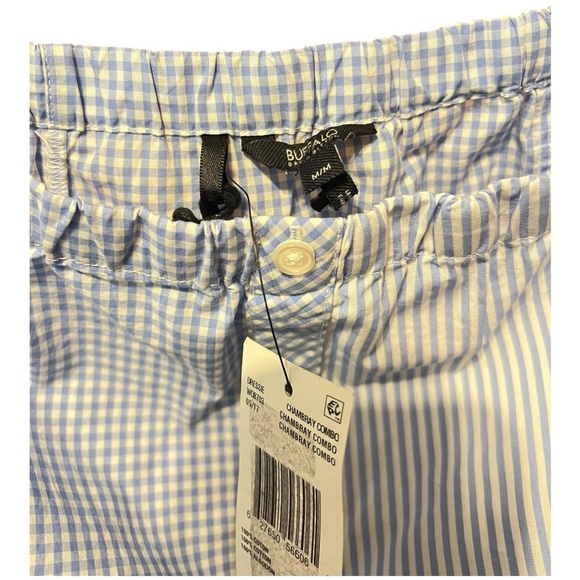 Buffalo David Bitton Blue Stripe & Gingham Dress – Size Medium - Picture 3 of 4